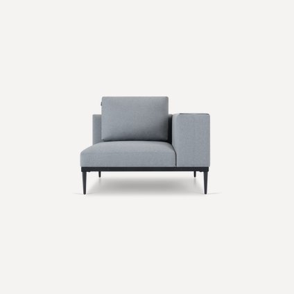 Угловое кресло Хайленд Textile Grey