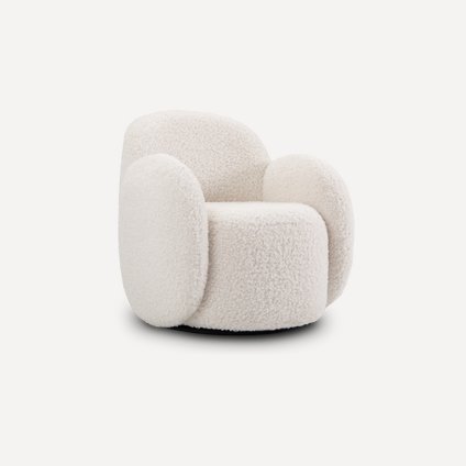 Кресло поворотное Теоп Cozy Milk