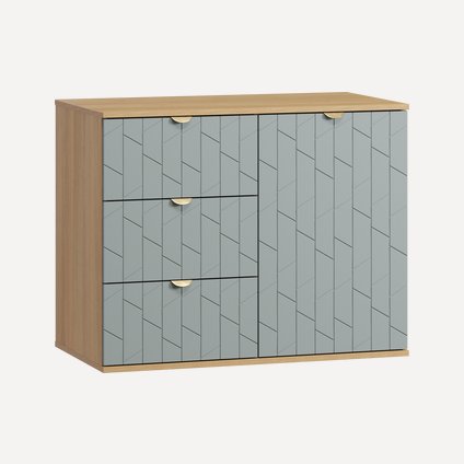 Тумба Монблан 93x76 Грань Мятный