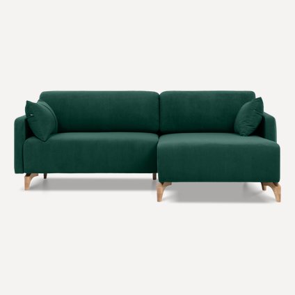 Диван угловой Льери Velvet Emerald