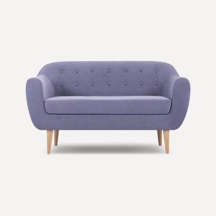 Диван прямой Роттердам Velvet Violet