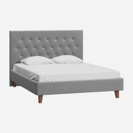 Кровать Раверти-Legs 180 Velvet Smoke