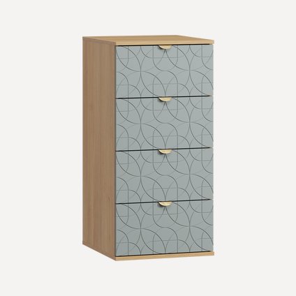 Комод Монблан-1 Lunge Mentol Oak