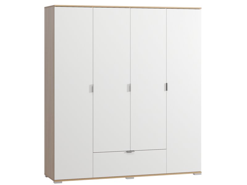 Распашной шкаф Стелла 4.1-180x200 Дуб Барбера
