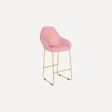 Стул барный Кент-5 Velvet Pink