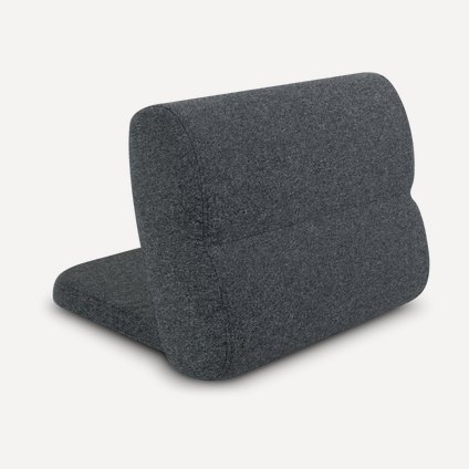 Подушка-спинка Альди-12 Textile Grafit