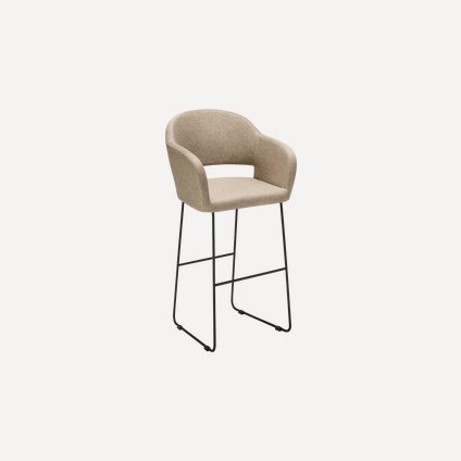 Стул барный Одар-4 Textile Beige