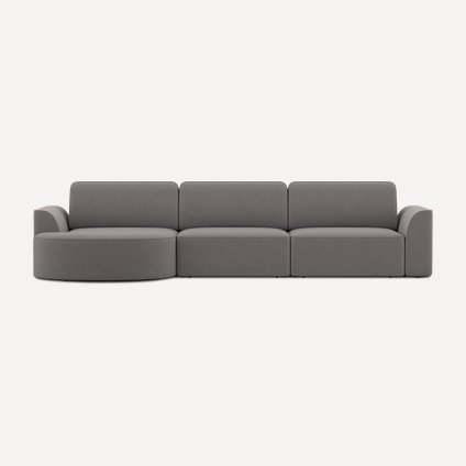 Диван модульный Спейс-М 2 Velvet Grey