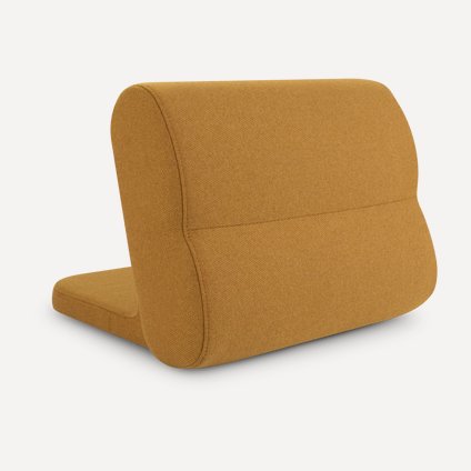 Подушка-спинка Альди-12 Textile Yellow