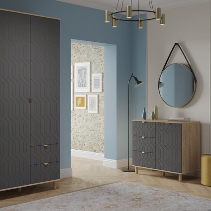 Модульная прихожая Теджонс-4 Deco Grafit