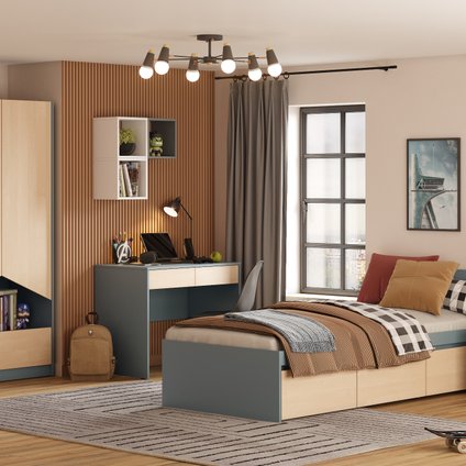 Модульная детская Пенни-4 Mint Plywood