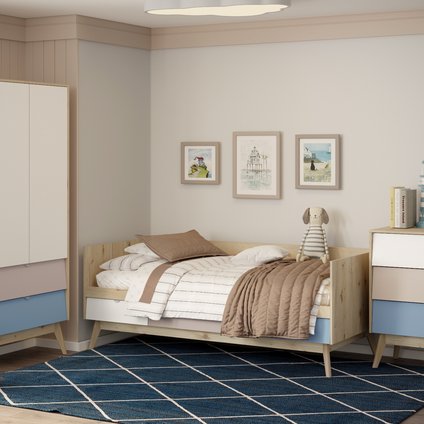 Модульная детская Лесли 2 Светло-синий