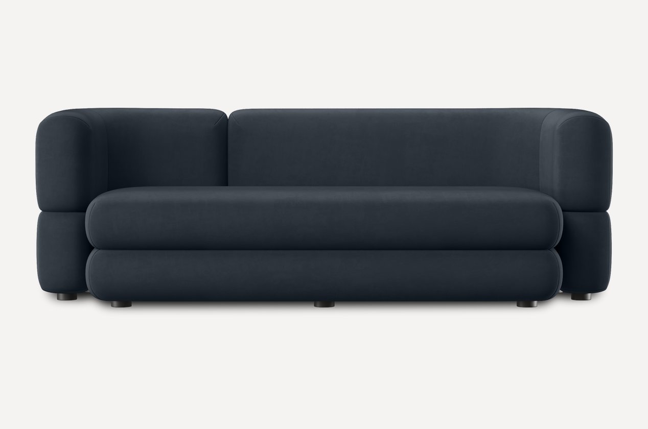 Диван прямой Brera Velour Night - фото 1