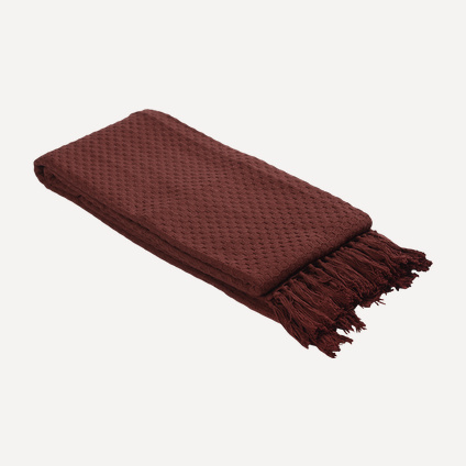 Покрывало Эссеншэл-Waffle-Bordo 180x250
