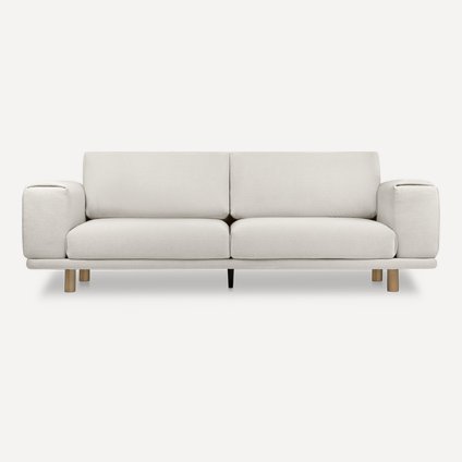 Диван прямой Кареро Bucle White