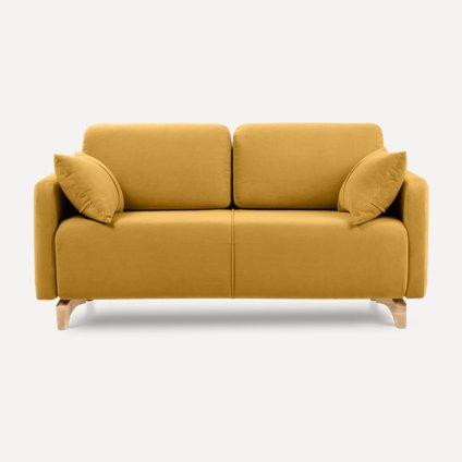 Диван прямой Льери Мини Velvet Yellow