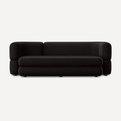 Диван прямой Brera Velour Black