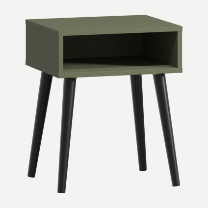 Тумба прикроватная Ивейн-1 Open Olive Black