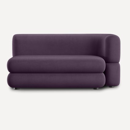 Диван прямой Brera-7 Velour Plum