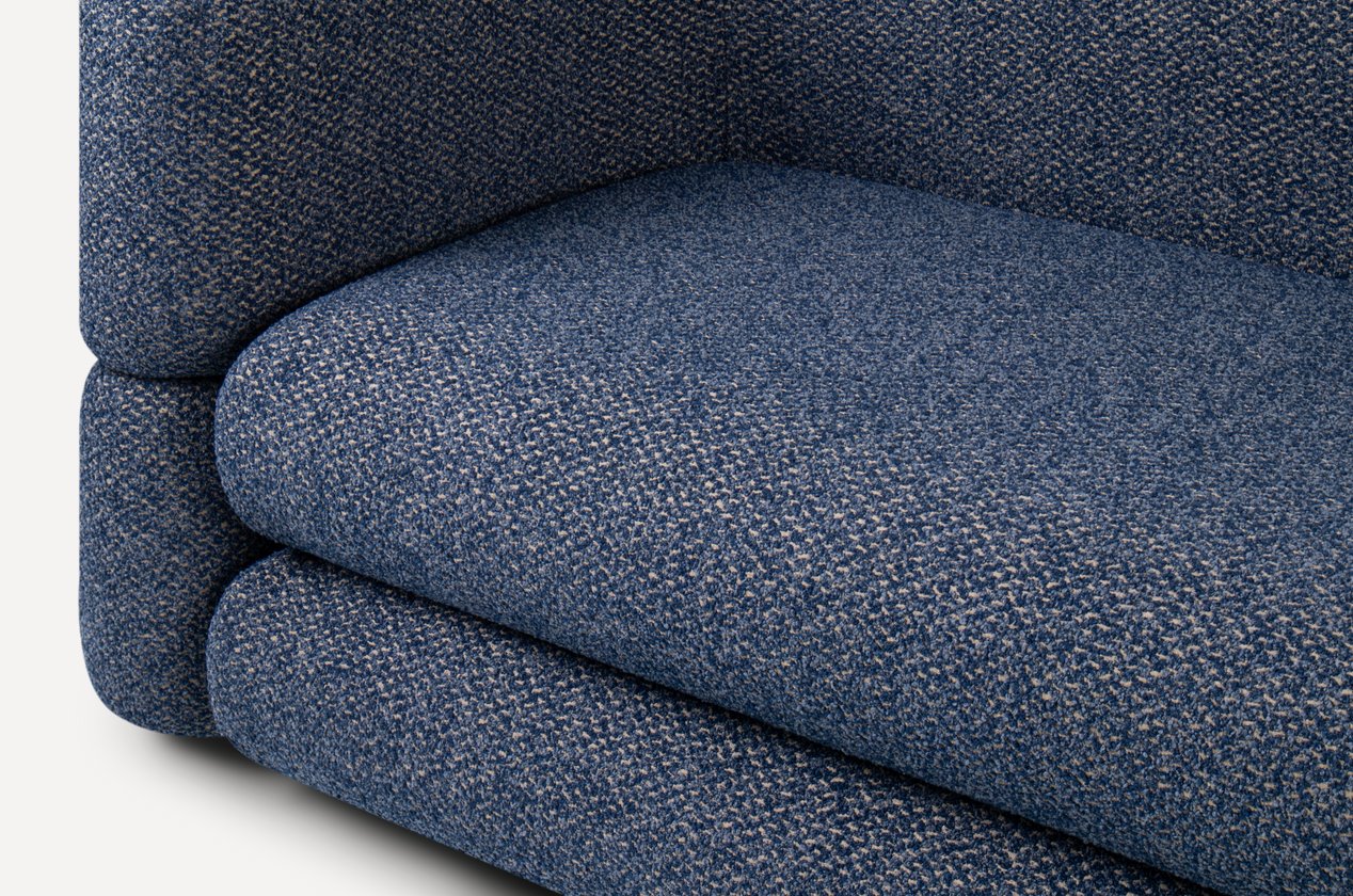Диван прямой Брера-2 Bucle Saphire - фото 5