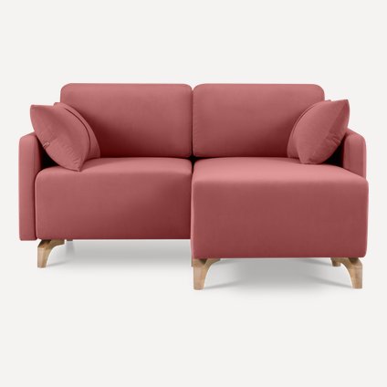 Диван угловой Льери Мини Velvet Coral
