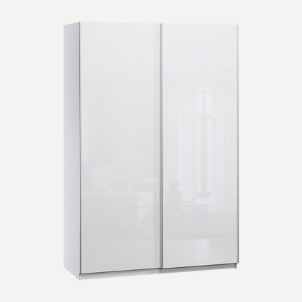 Шкаф-купе Итан-2-160-230 Glass Double Белый