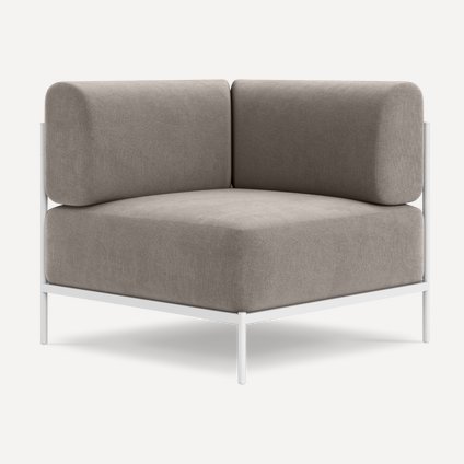 Угловое кресло Нолан-W Soft Latte