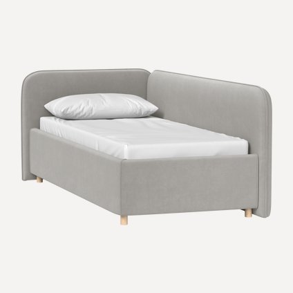 Кровать Кейла 90 Velvet Silver
