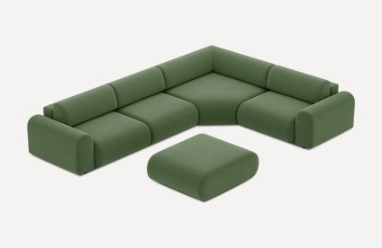 Диван модульный Маиль-6 Velvet Olive