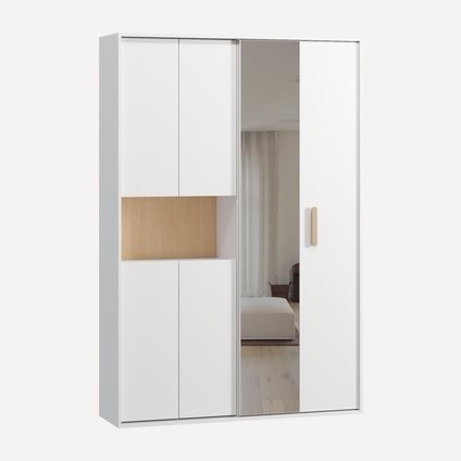 Шкаф-купе Бладвен-140-210 White Plywood