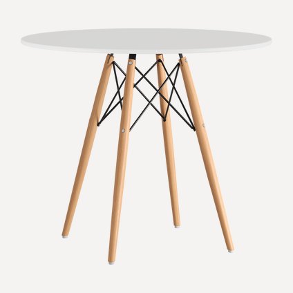 Кухонный стол Эймс-90-2 White