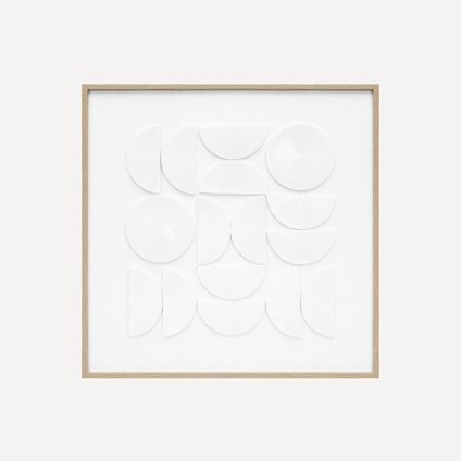 Картина Рельеф-1 White Geometry