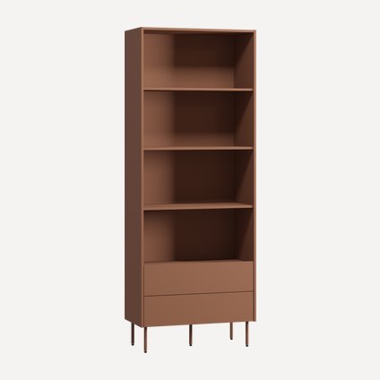 Стеллаж Дигарс 83x220 Терракотовый