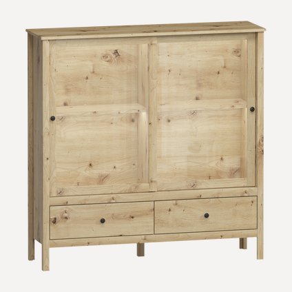 Комод Хельга-2 Дуб Артизан с подсветкой