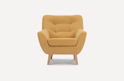 Кресло Витио Velvet Yellow