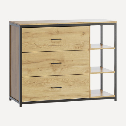 Комод Лофт Дуб Золотистый