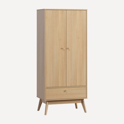 Распашной шкаф Торвалль 2-80x185 Дуб Барбера
