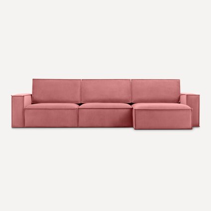 Диван угловой Эби-2 Velvet Coral
