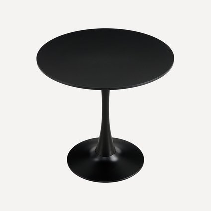 Кухонный стол Тюлип-2 80 Black уценка