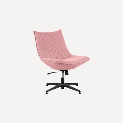 Офисное кресло Альма Рогожка Розовый/Черный