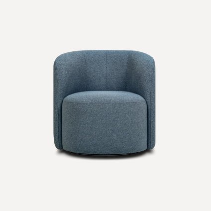Кресло поворотное Мэник Textile Blue