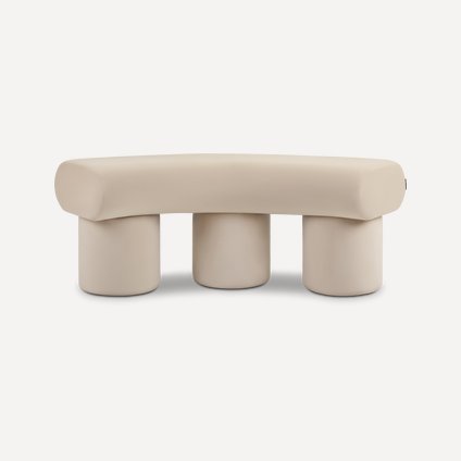 Банкетка Плум-2 Велюр Бежевый