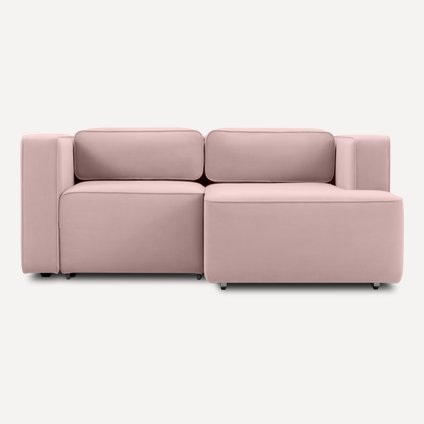 Диван угловой Аронт Мини Velvet Pink