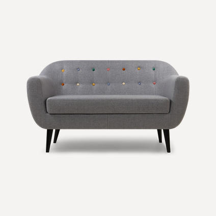 Диван прямой Роттердам Tesla Grey