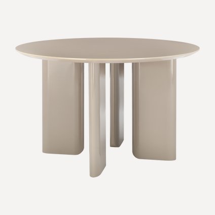 Обеденный стол Алмонт-2 Glossy Beige