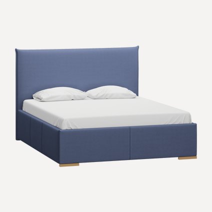 Кровать Слипсон 180 Velvet Navy Blue
