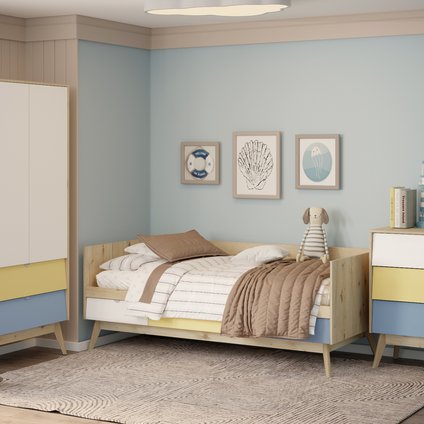 Модульная детская Лесли 2 Желтый