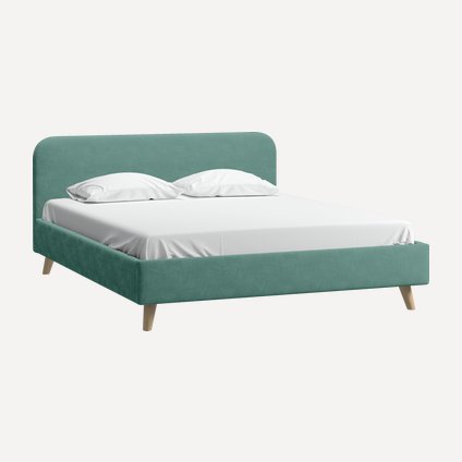 Кровать Лайтси 140 Velvet Mint