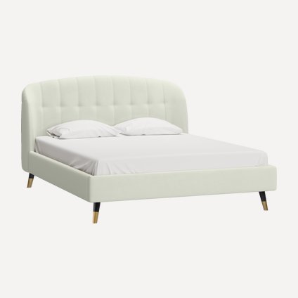 Кровать Льери 160 Velvet Milk