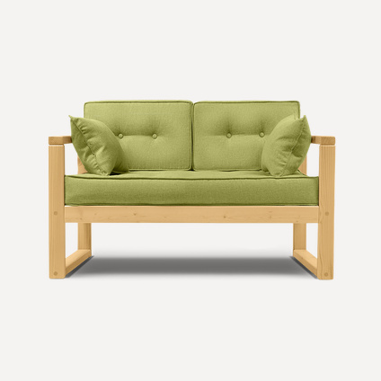 Кушетка Астер Textile Lime